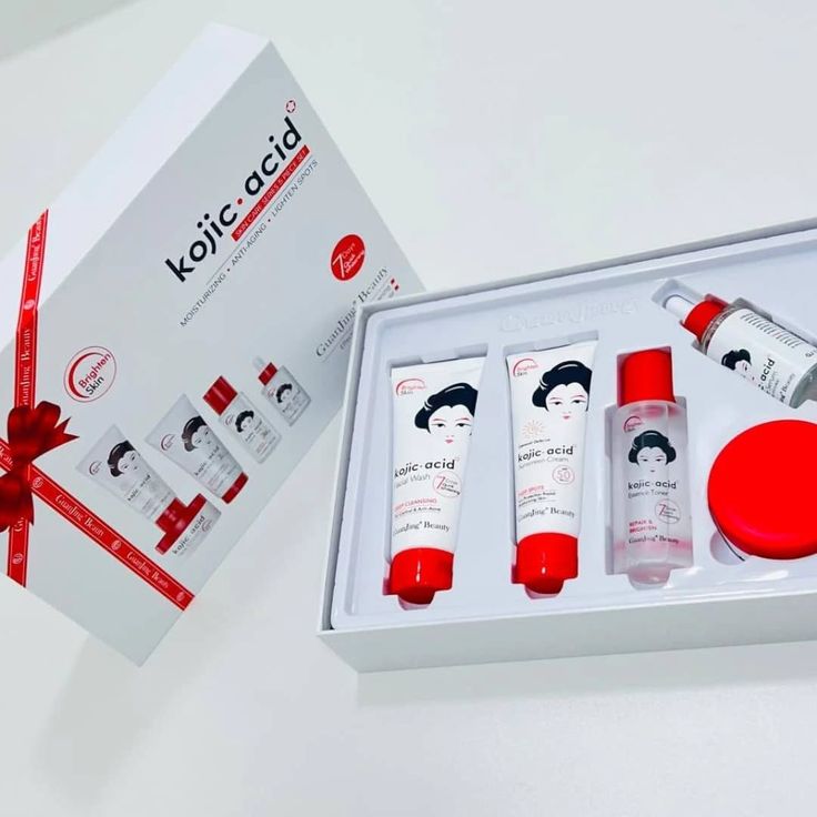 Glow & Clear Skin Kojic Acid Series 5 Piece Set
